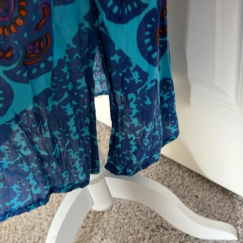 EUC Mexican Boho Pattern Maxi Dress - Size XS - Picture 4 of 8